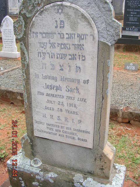 SACK Joseph -1918