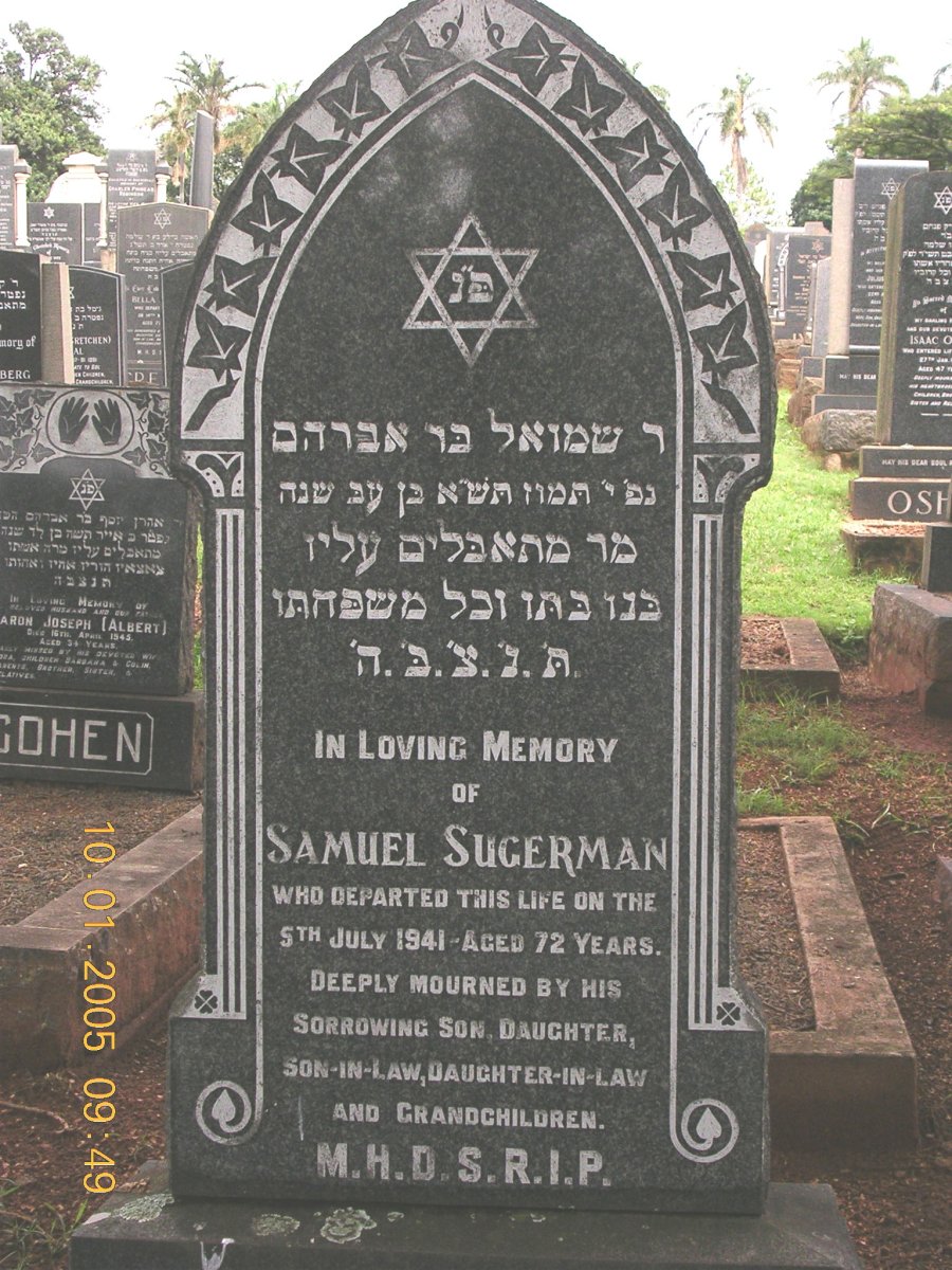 SUGERMAN Samuel -1941