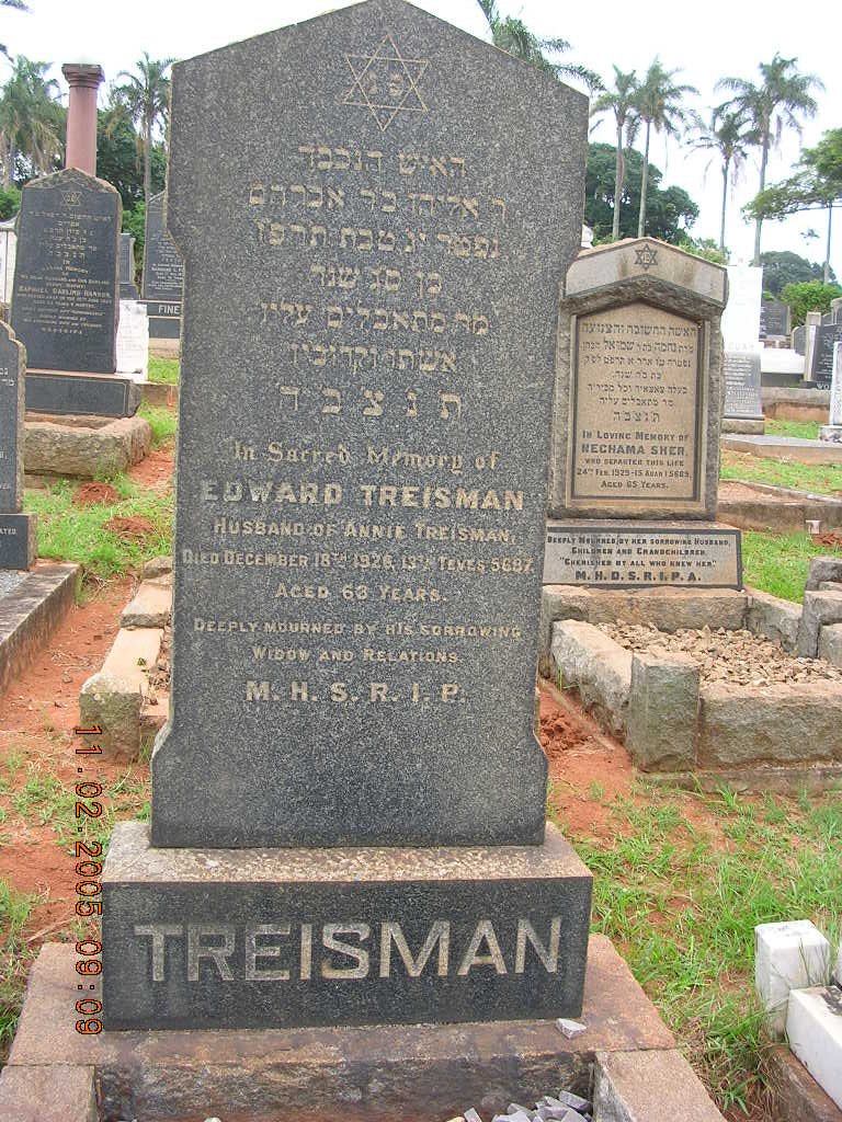 TREISMAN Edward -1926