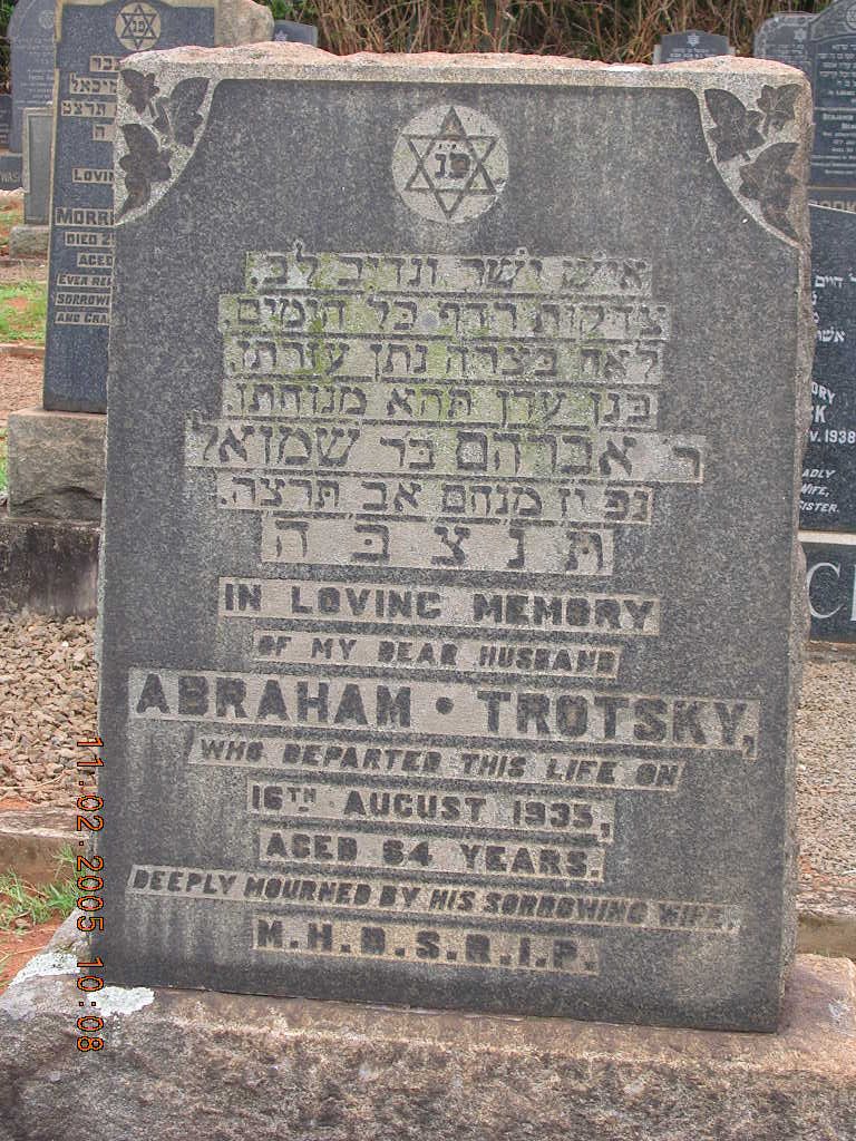 TROTSKY Abraham -1935