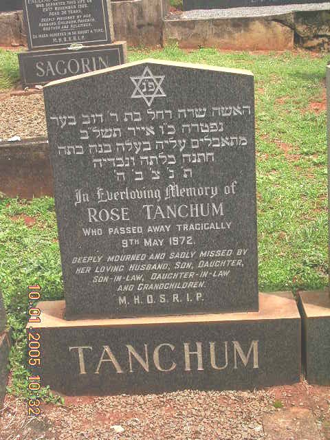 TANCHUM Rose -1972
