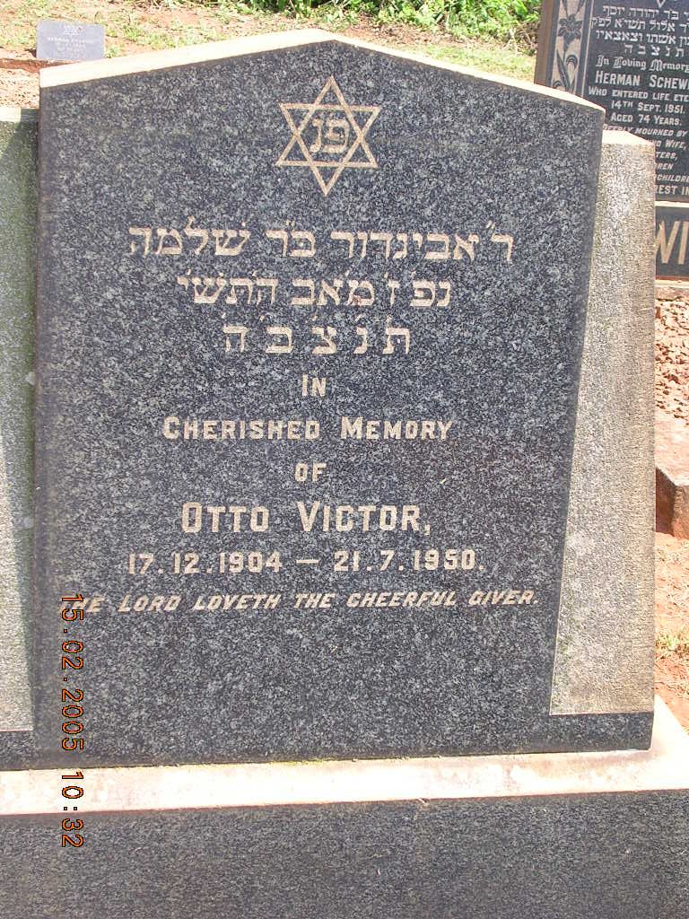 VICTOR Otto 1904-1950