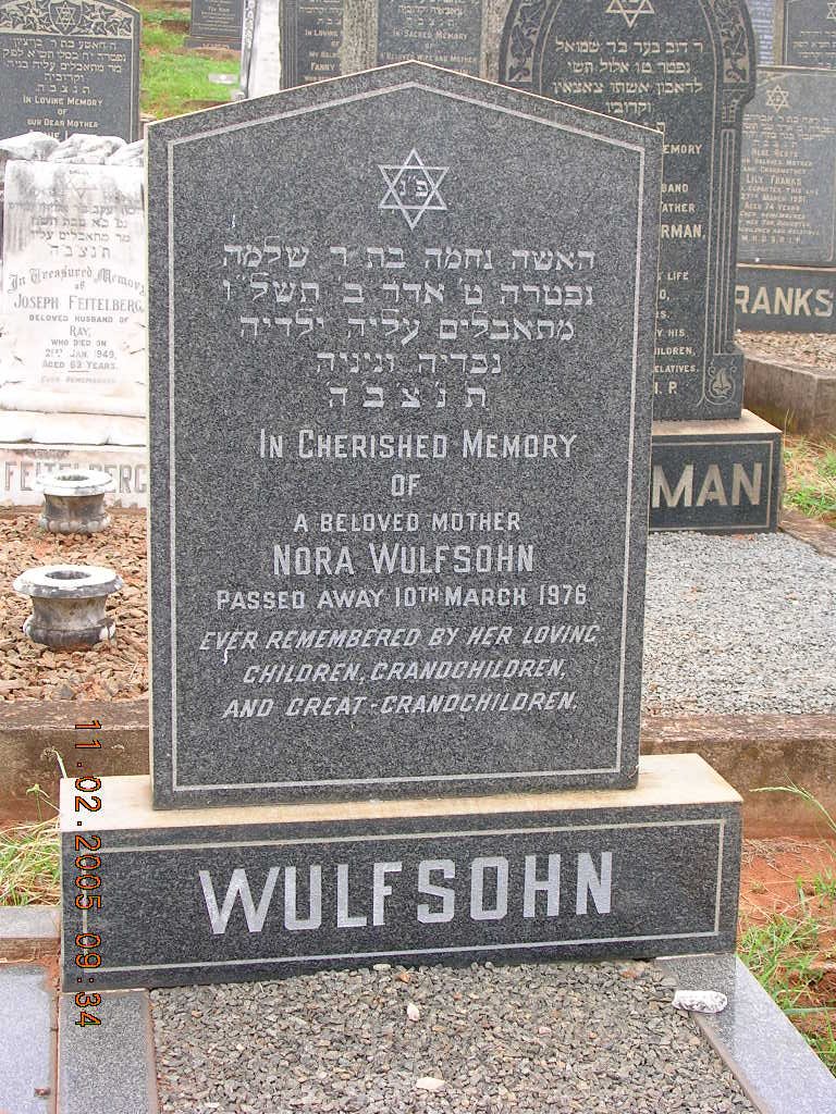 WULFSOHN Nora -1976