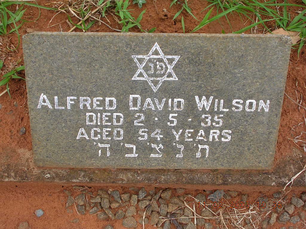 WILSON Alfred David -1935