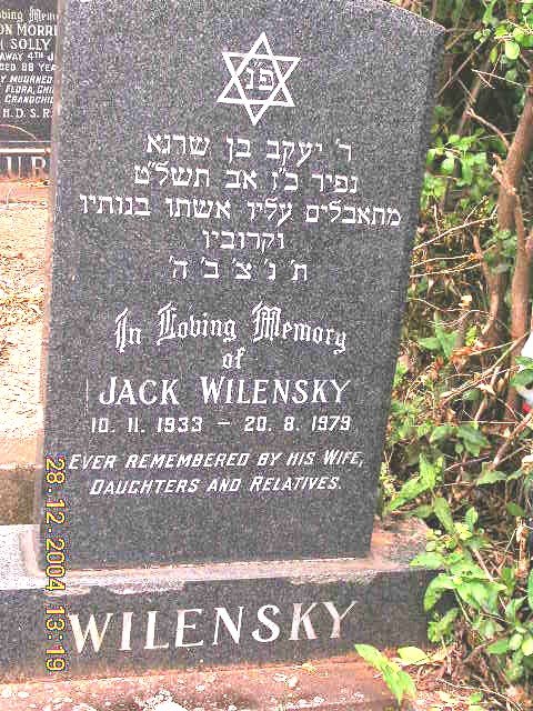 WILENSKY Jack 1933-1979