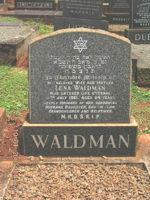 WALDMAN Lena -1961