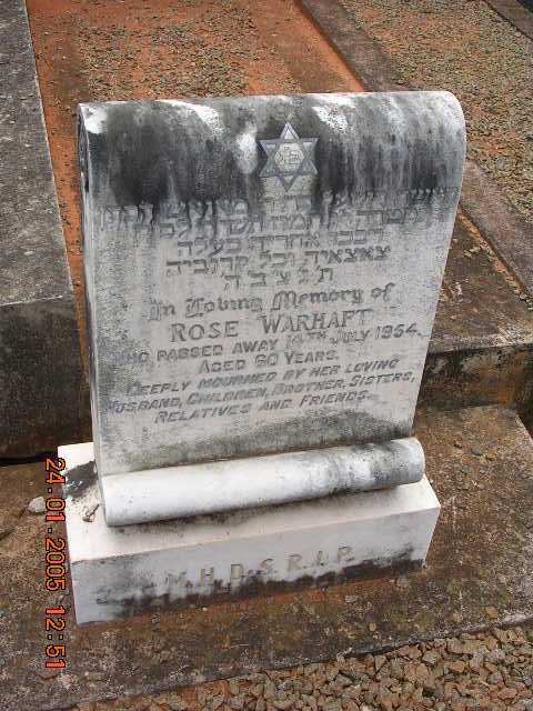 WARHAFT Rose -1954