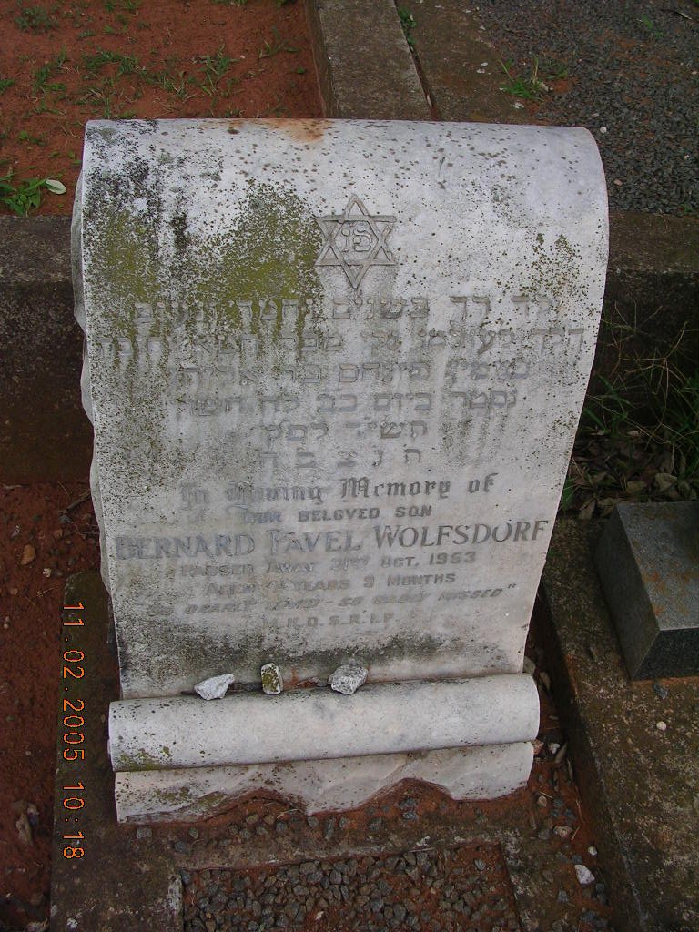 WOLFSDORF Bernard Pavel -1953