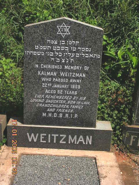 WEITZMAN Kalman -1989