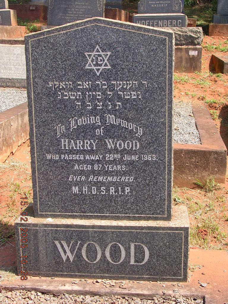 WOOD Harry -1963