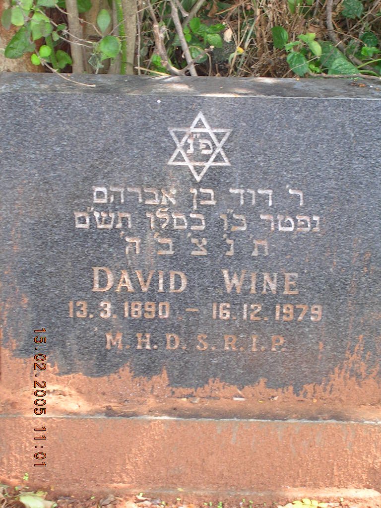 WINE David 1890-1979