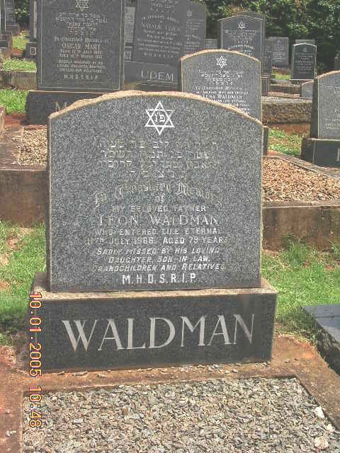 WALDMAN Leon -19?6