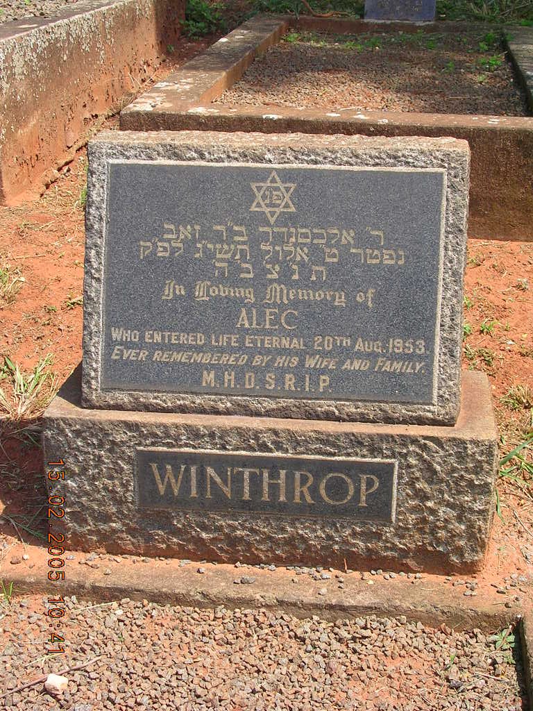 WINTHROP Alec -1953