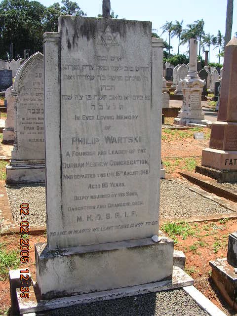 WARTSKI Philip -1948