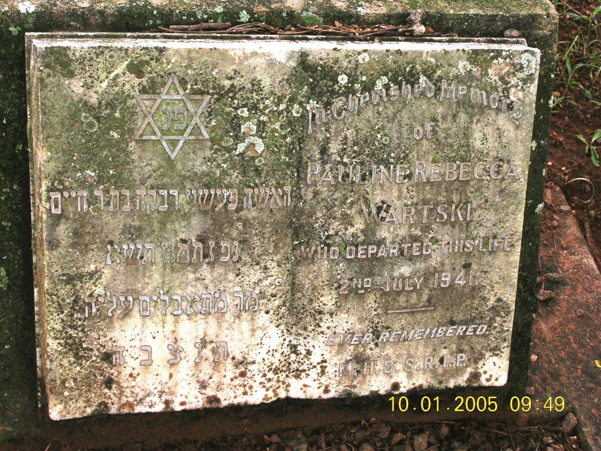 WARTSKI Pauline Rebecca -1941