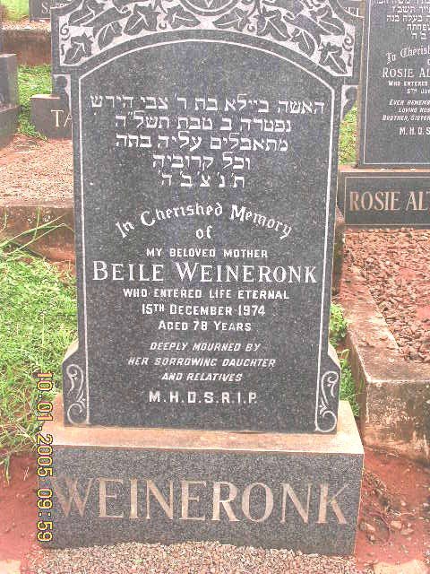 WEINERONK Beile -1974