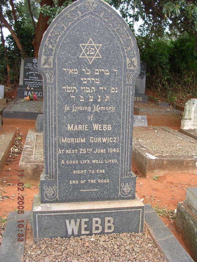WEBB Marie -1945