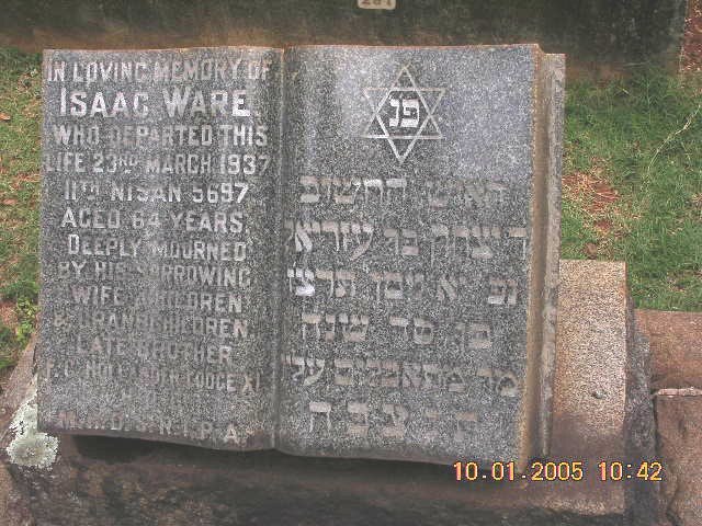 WARE Isaac -1937
