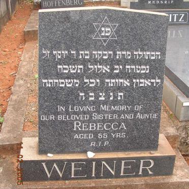 WEINER Rebecca ?