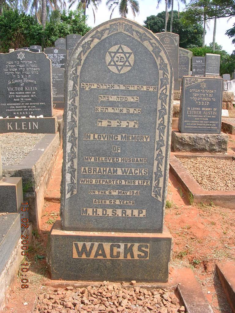WACKS Abraham -1941