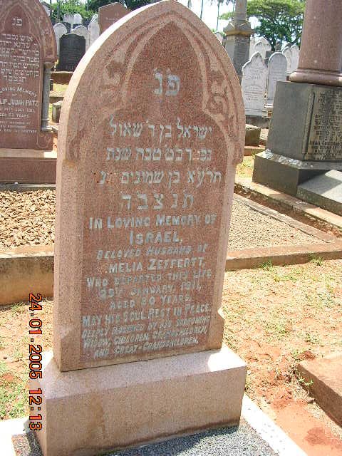 ZEFFERTT Israel -1911