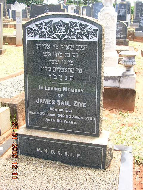 ZIVE James Saul -1940