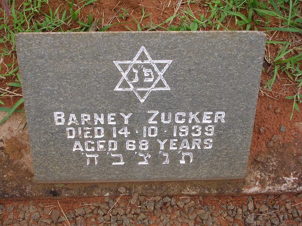 ZUCKER Barney -1939