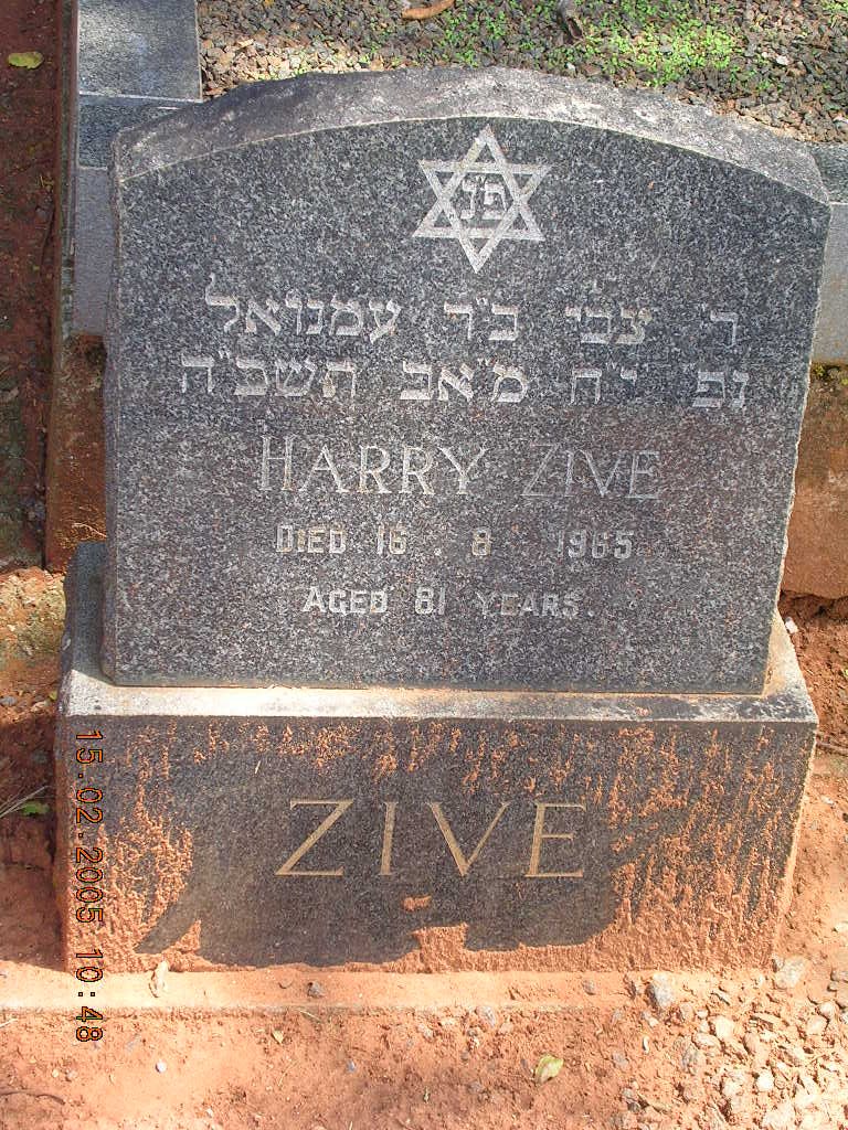 ZIVE Harry -1965