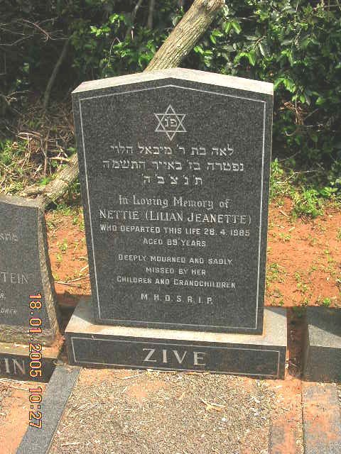 ZIVE Lilian Jeanette -1985