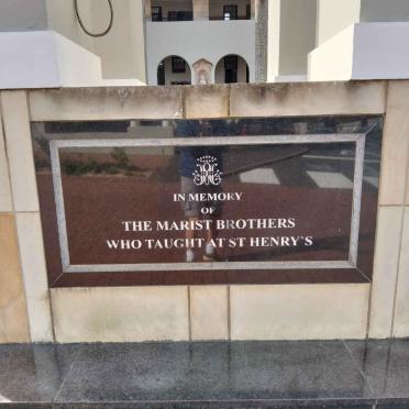6. In Memory of The Marist Brothers Who Taught at St Henry´s