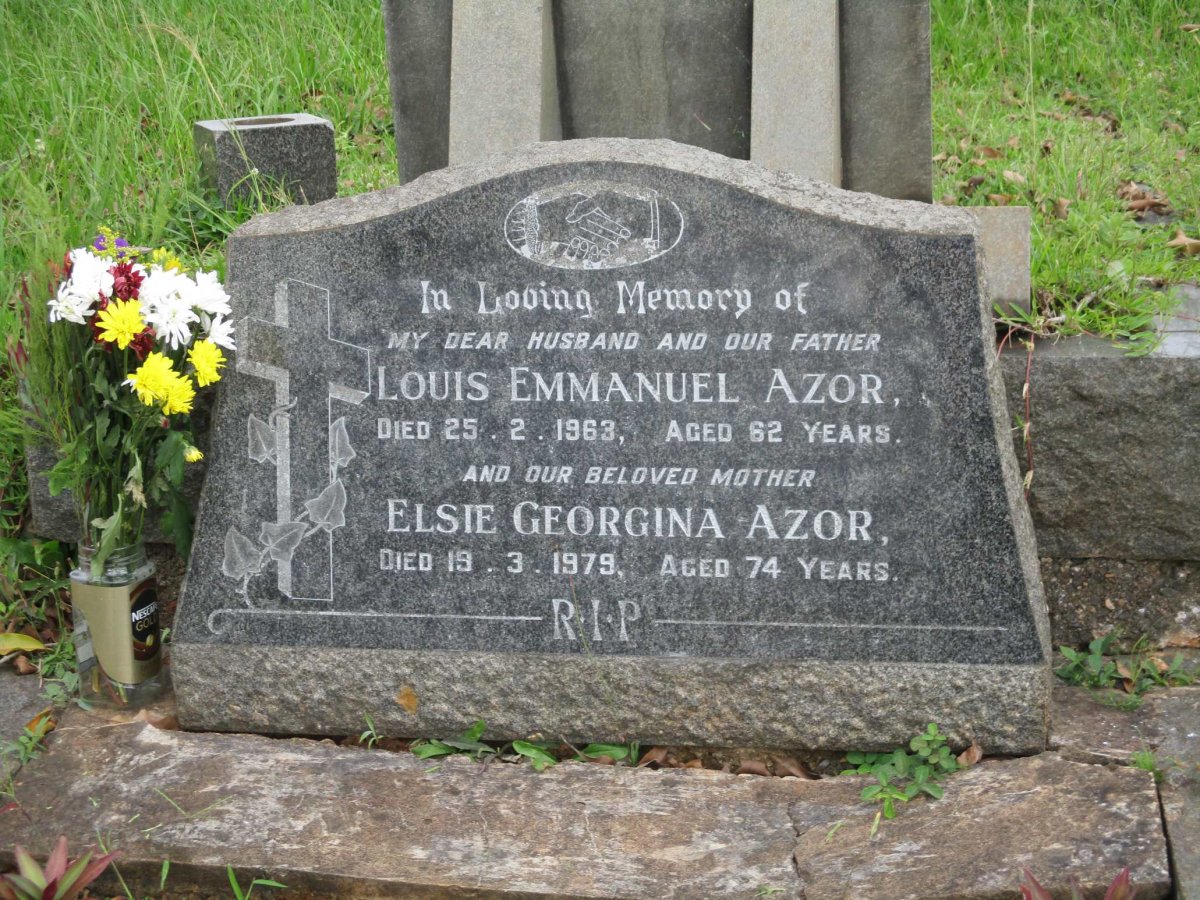 AZOR Louis Emmanuel -1963 &amp; Elsie Georgina -1979