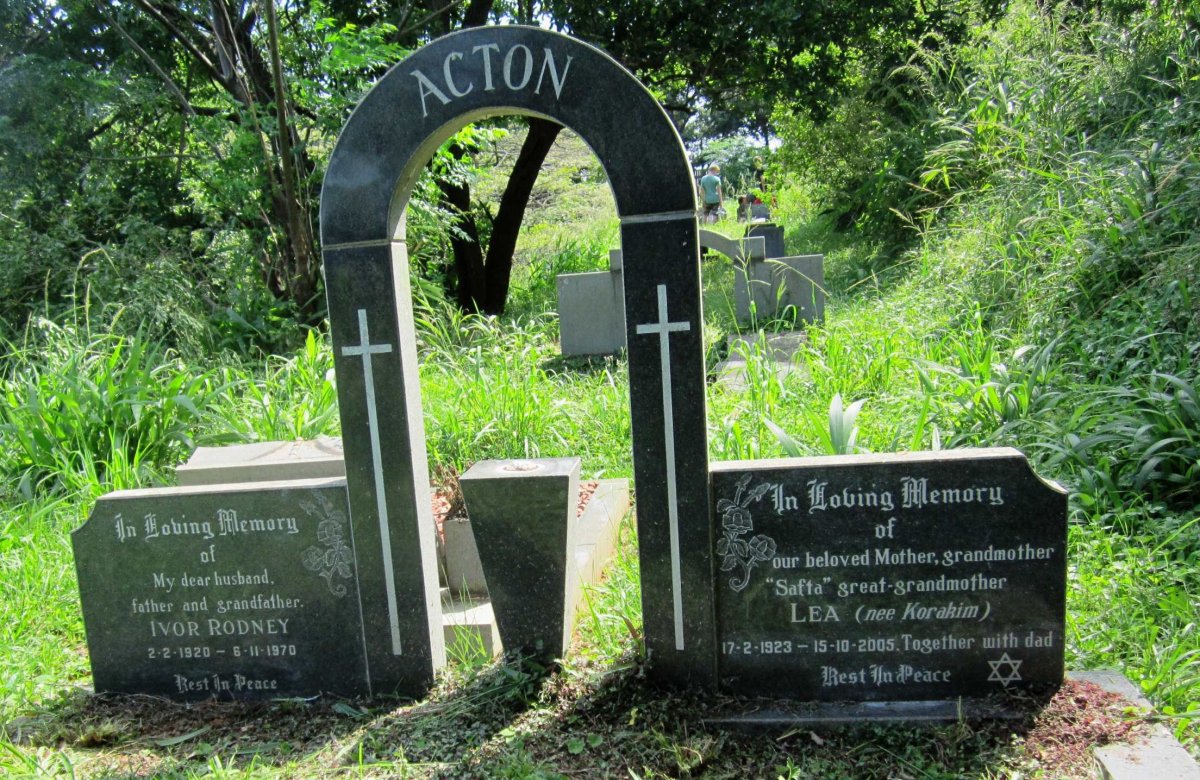 ACTON Ivor Rodney 1920-1970 &amp; Lea KORAKIM 1923-2005