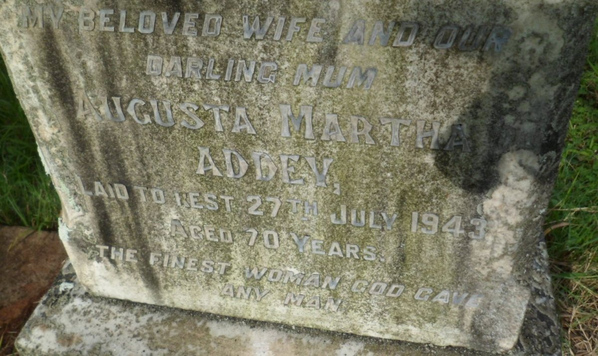 ADDEY Augusta Martha -1943