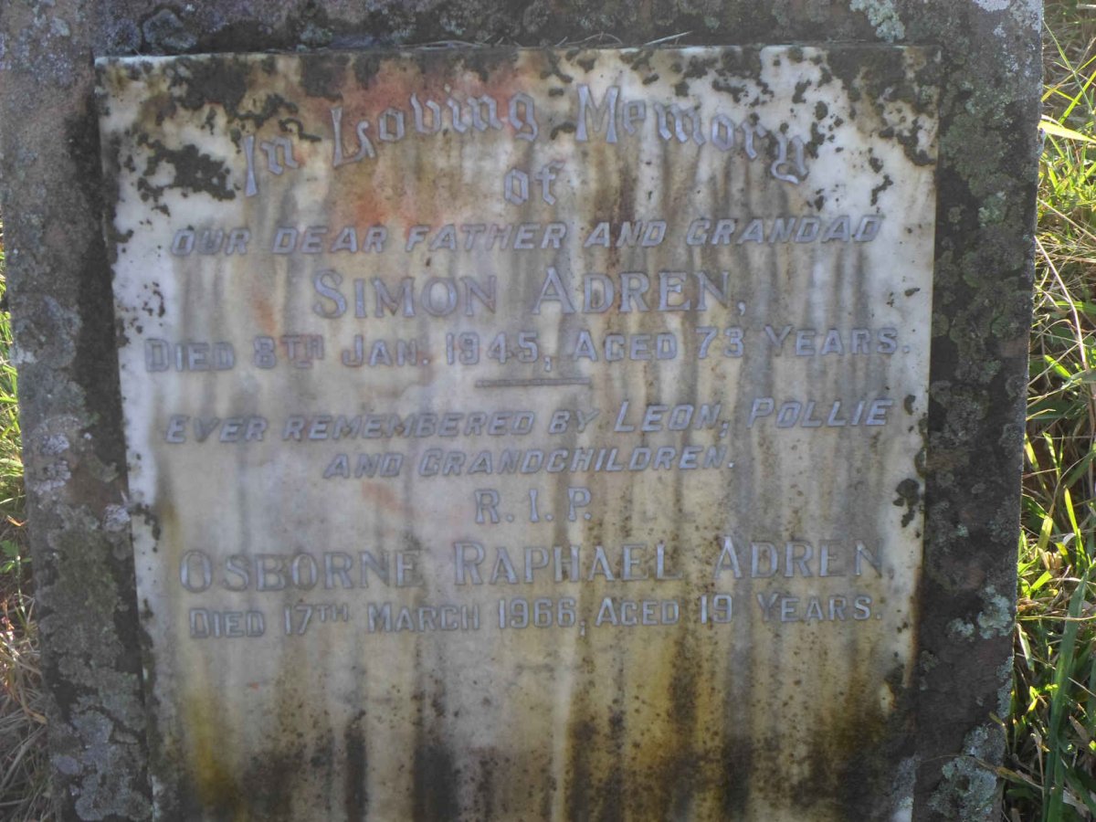 ADREN Simon -1945 :: ADREN Osborne Raphael -1966