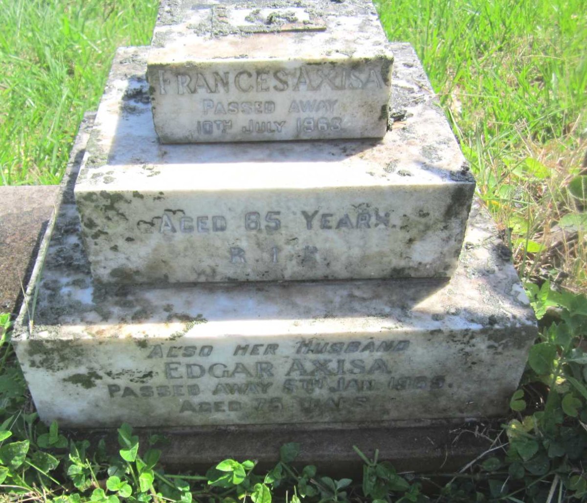AXISA Edgar  -1965 &amp;  Frances  -1963