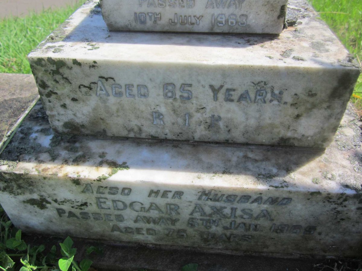 AXISA Edgar  -1965 &amp;  Frances  -1963