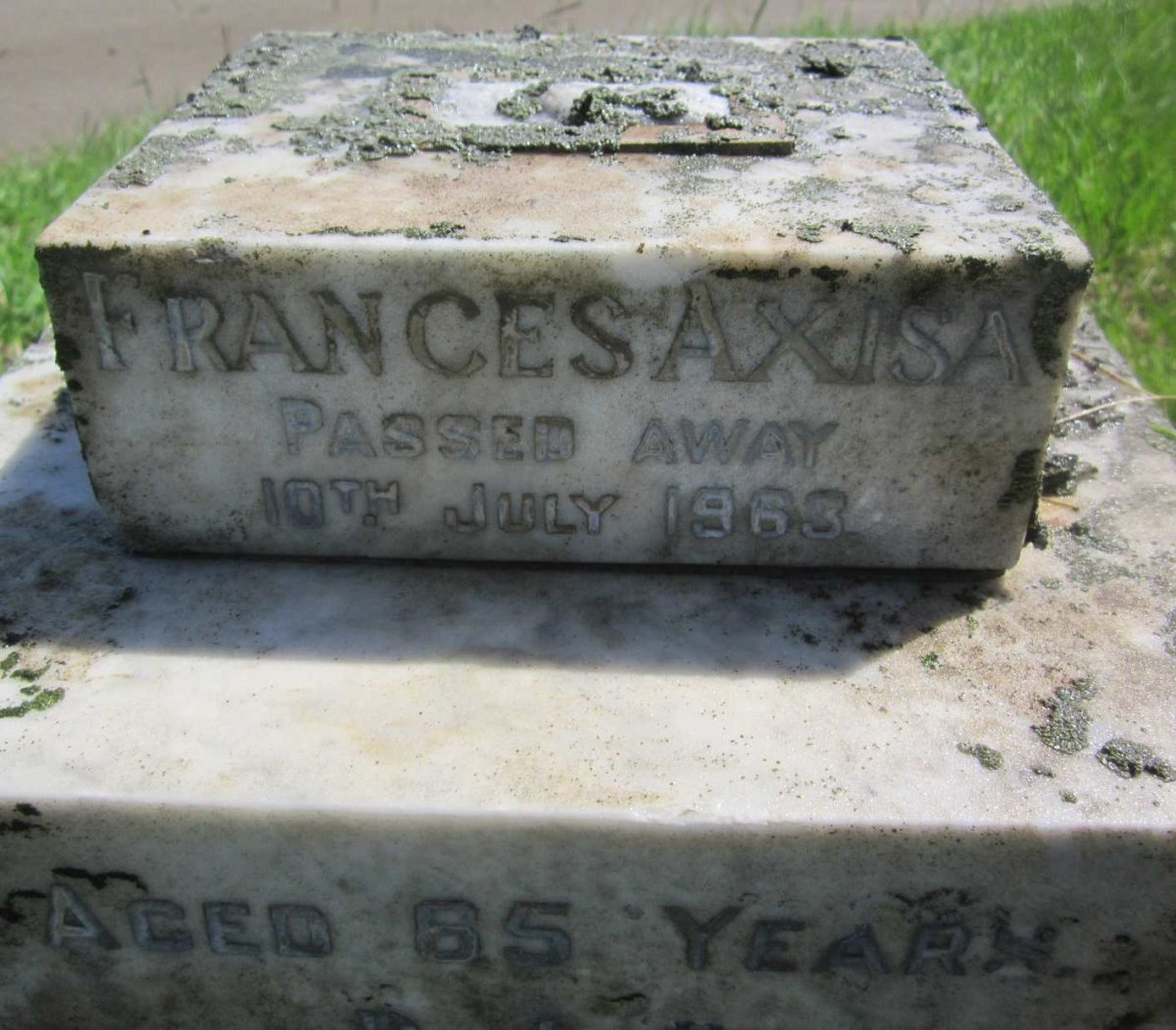 AXISA Edgar  -1965 &amp;  Frances  -1963