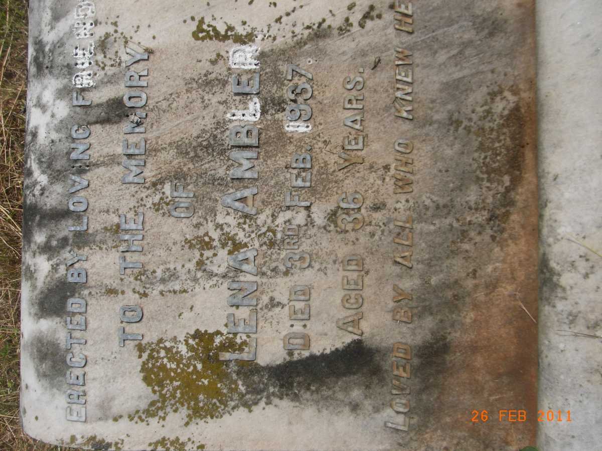 AMBLER Lena -1937