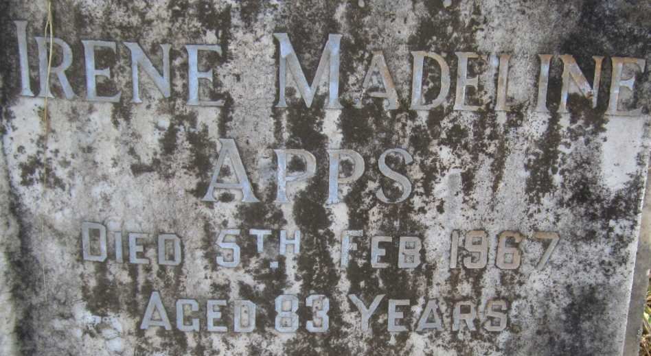 APPS Irene Madeline -1967