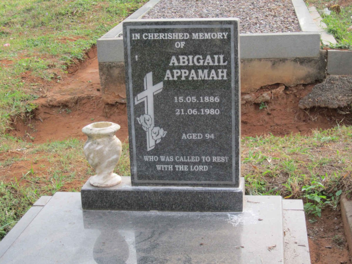APPAMAH Abigail 1886-1980