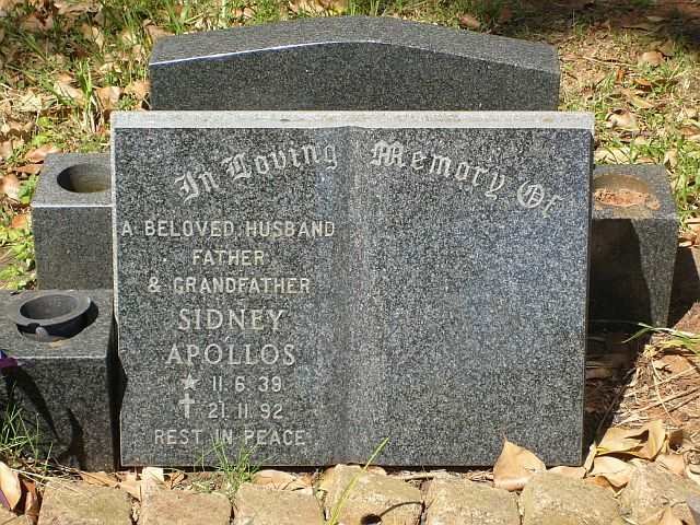 APOLLOS Sidney 1939-1992