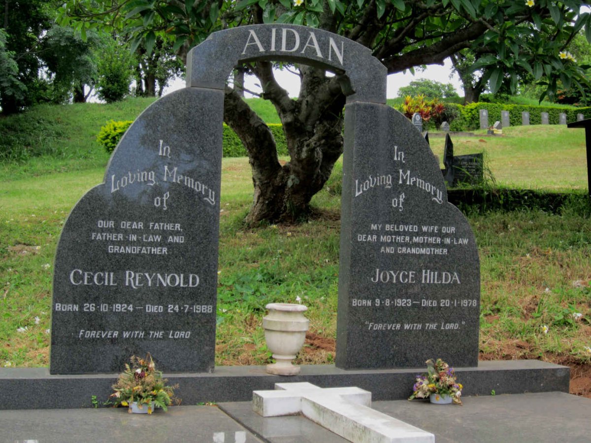 AIDAN Cecil Reynold 1924-1988 &amp; Joyce Hilda 1923-1978