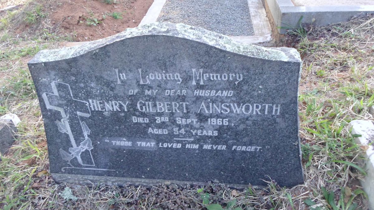 AINSWORTH Henry Gilbert -1966