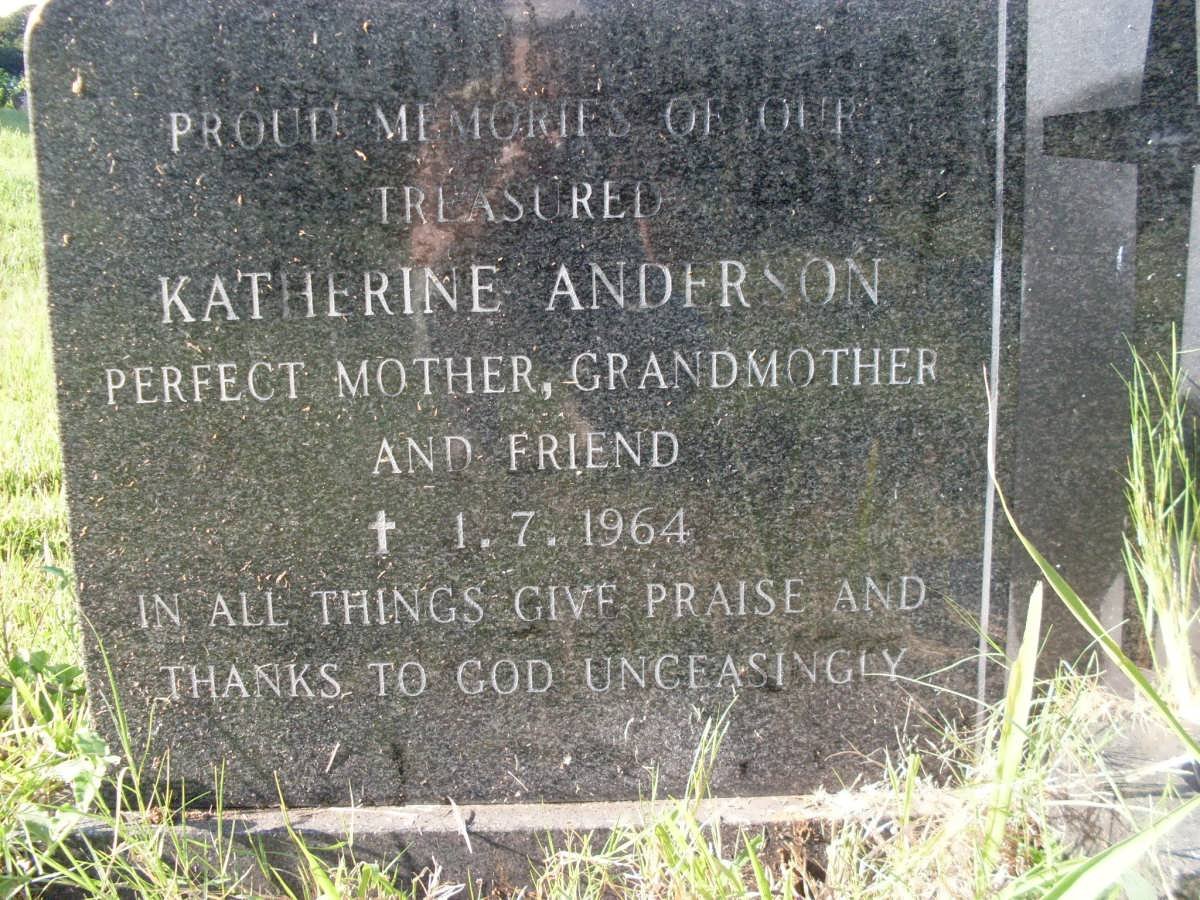 ANDERSON Katherine -1964