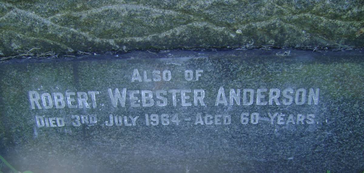 ANDERSON Robert Webster -1964
