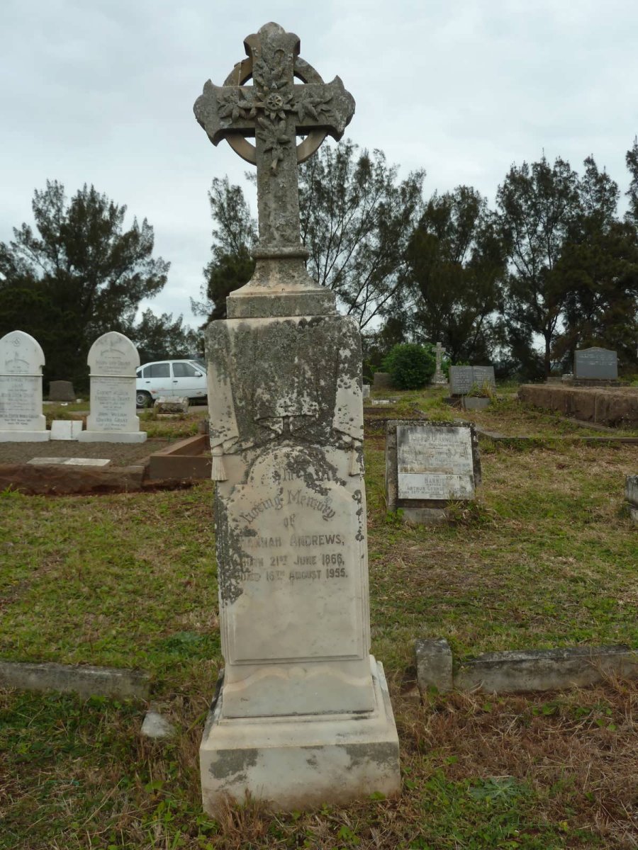 ANDREWS Hannah 1866-1955