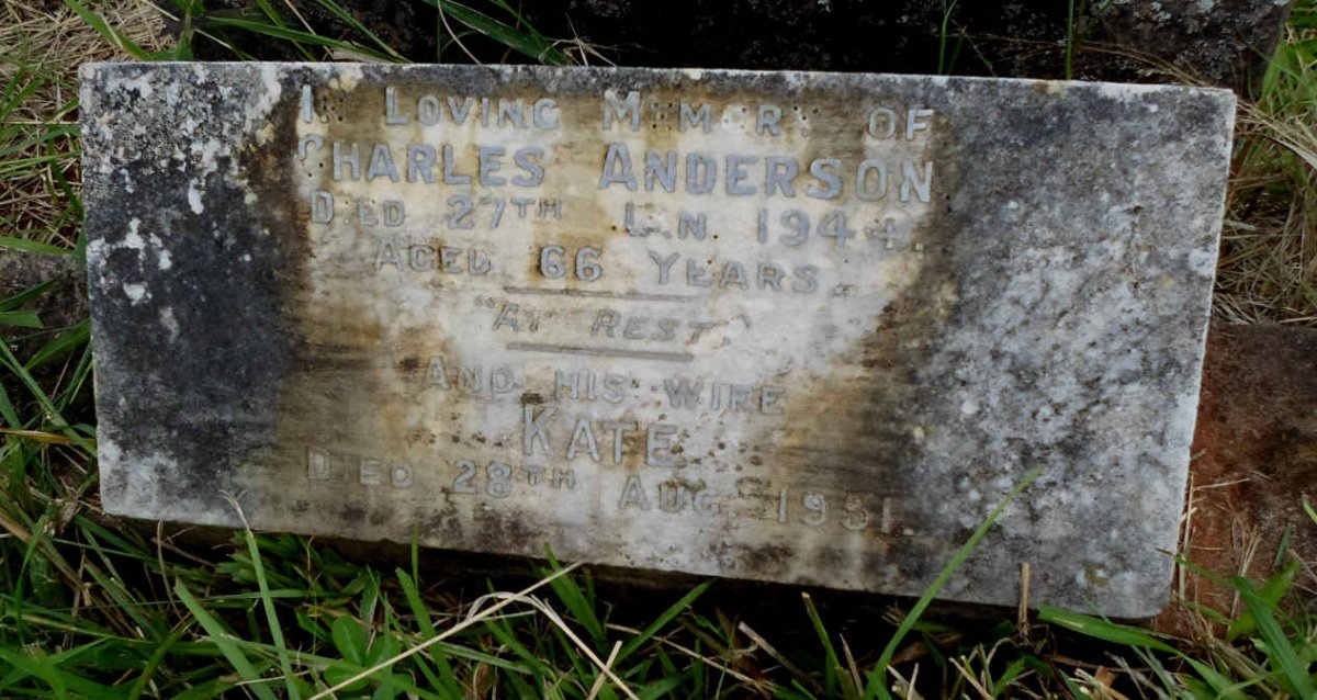 ANDERSON Charles -1944 &amp; Kate -1951