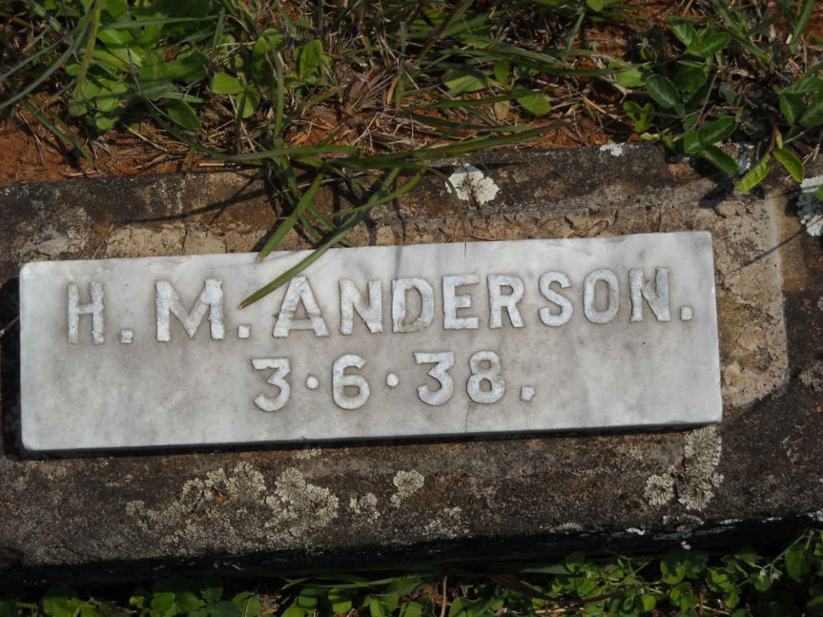 ANDERSON Hans M. -1938