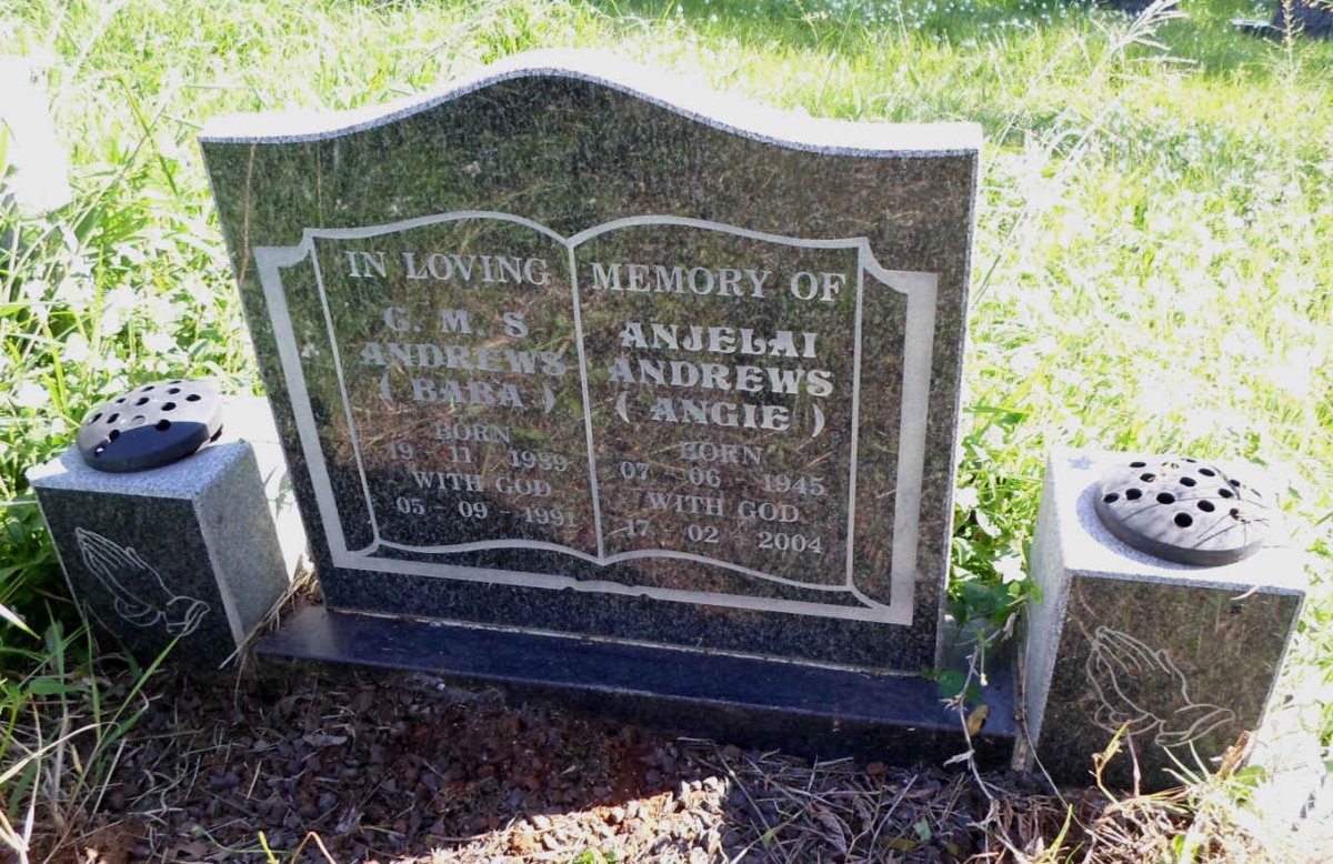 ANDREWS C.M.S. 1939-1991 &amp; Anjelai 1945-2004