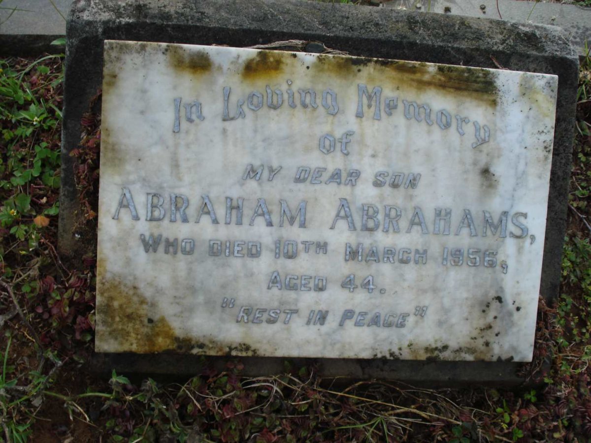 ABRAHAMS Abraham -1956